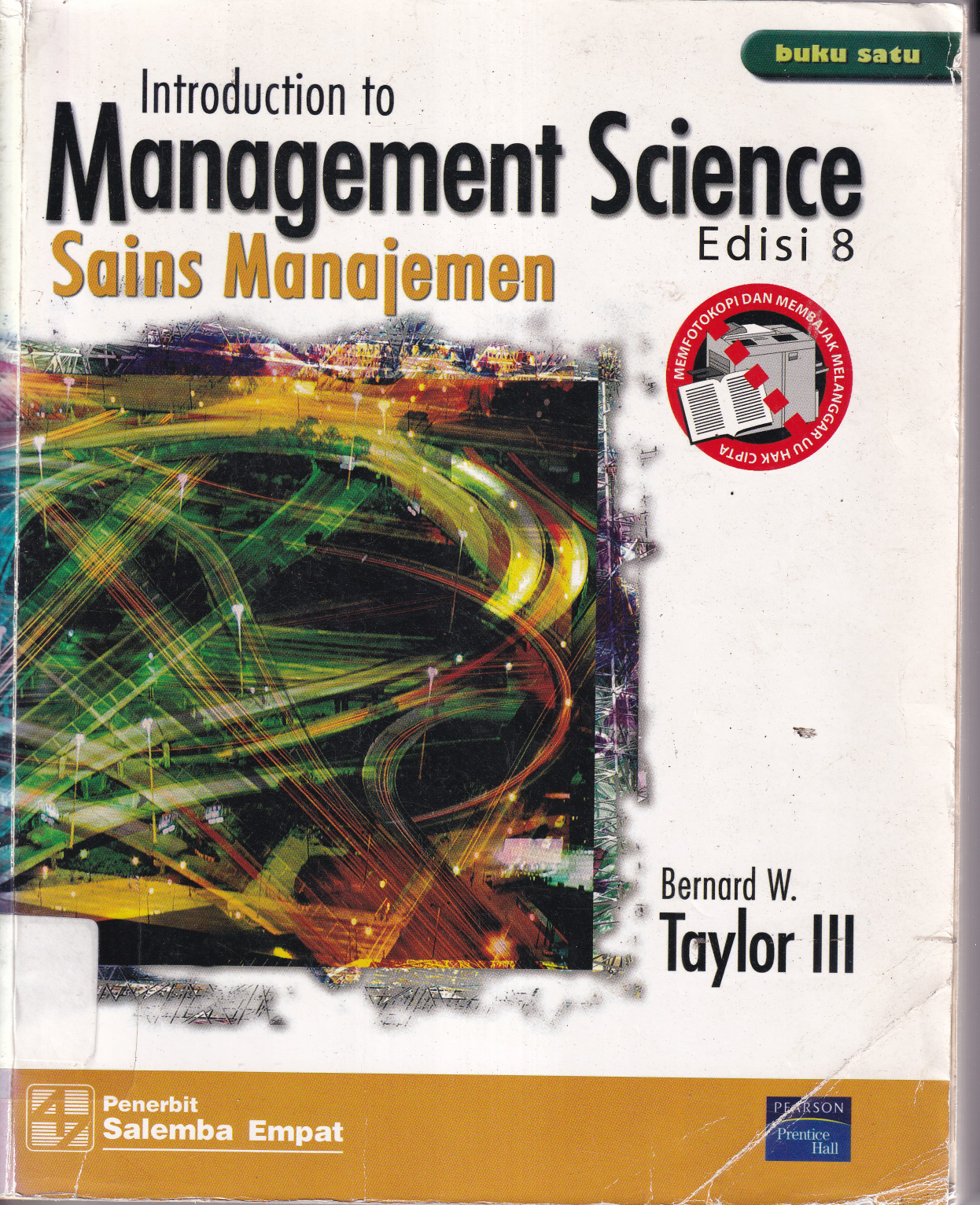 Introduction to Management Science - Sains Manajemen (Ed. 8, Buku 1)