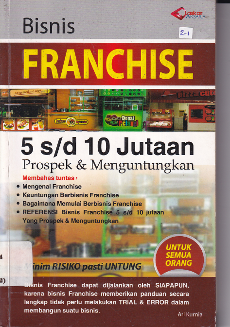 Bisnis Franchise 5 s/d 10 Jutaan Prospek