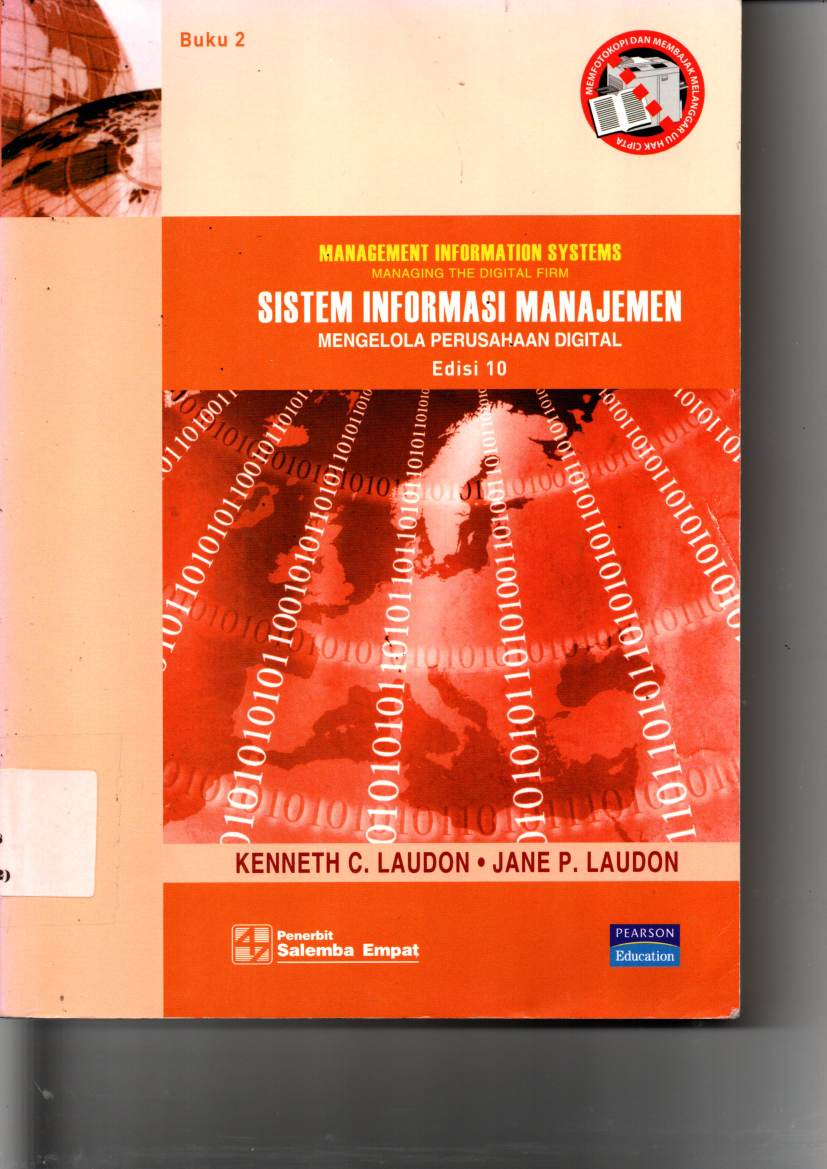 Sistem Informasi Manajemen Buku 2: Mengelola Perusahaan Digital (Ed. 10)
