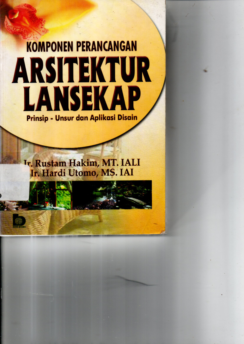 Komponen Perancangan Arsitektur Lansekap