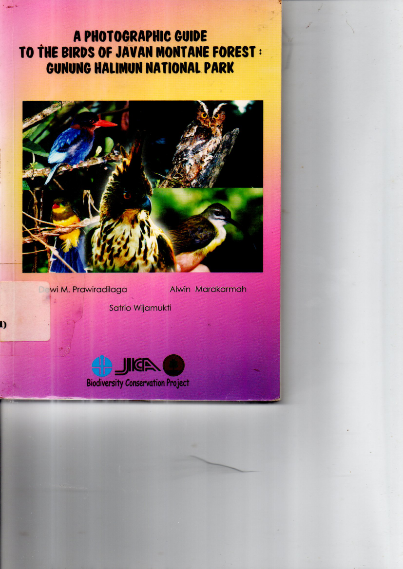 A Photographics Guide to The Birds of Javan Montane Forest: Gunung Halimun National Park