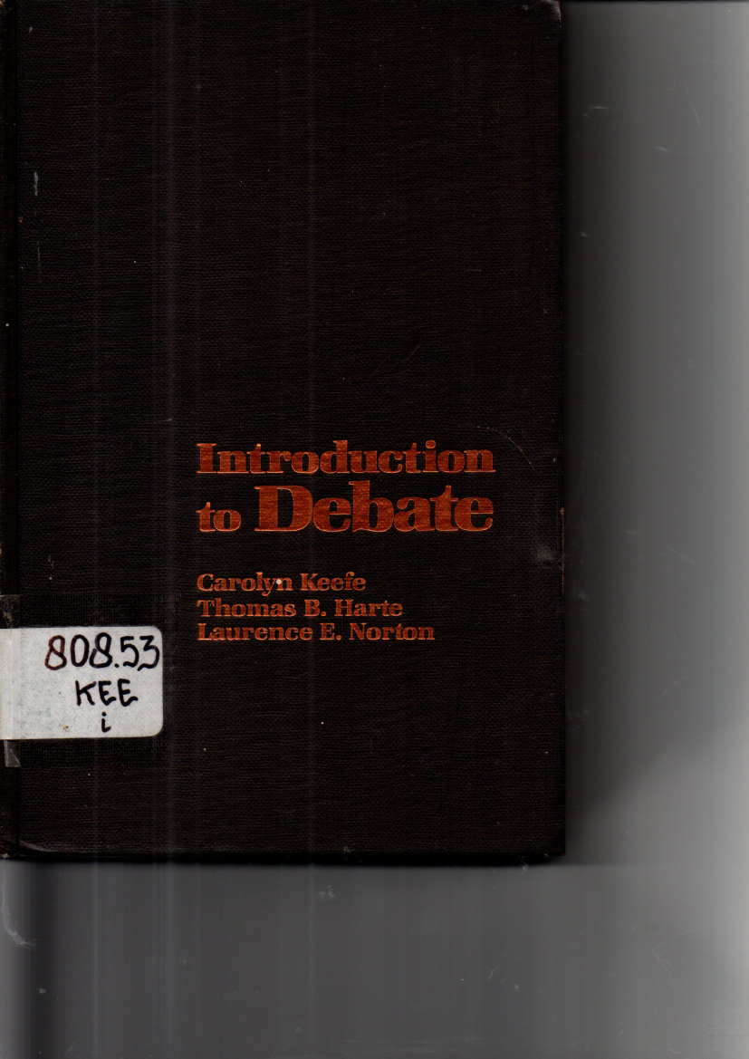 Introduction To Debate