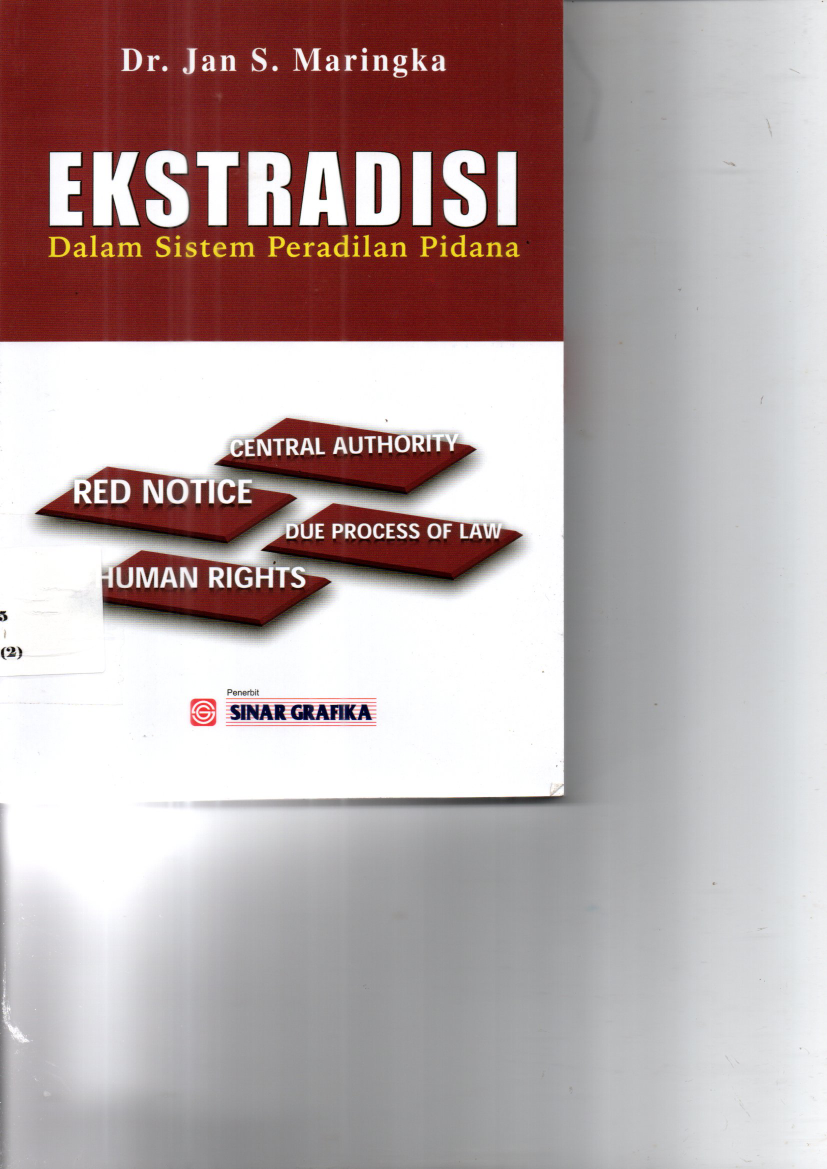 Ekstradisi dalam Sistem Peradilan Pidana