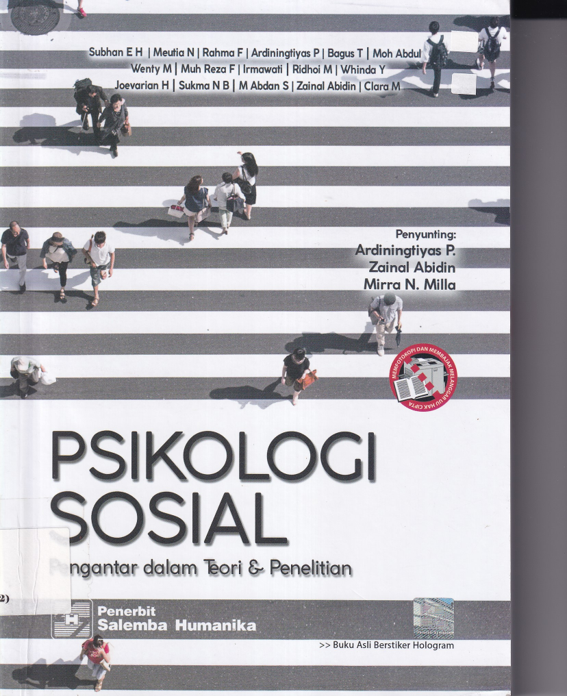 Psikologi Sosial Pengantar dalam Teori &amp; Penelitian