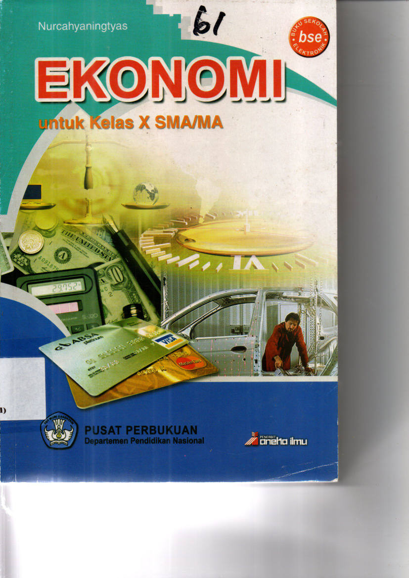 Ekonomi untuk Kelas X SMA/MA
