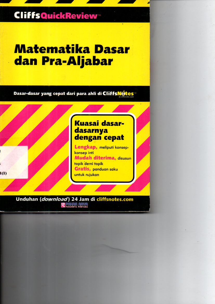 Matematika Dasar dan Pra-Aljabar Revisi