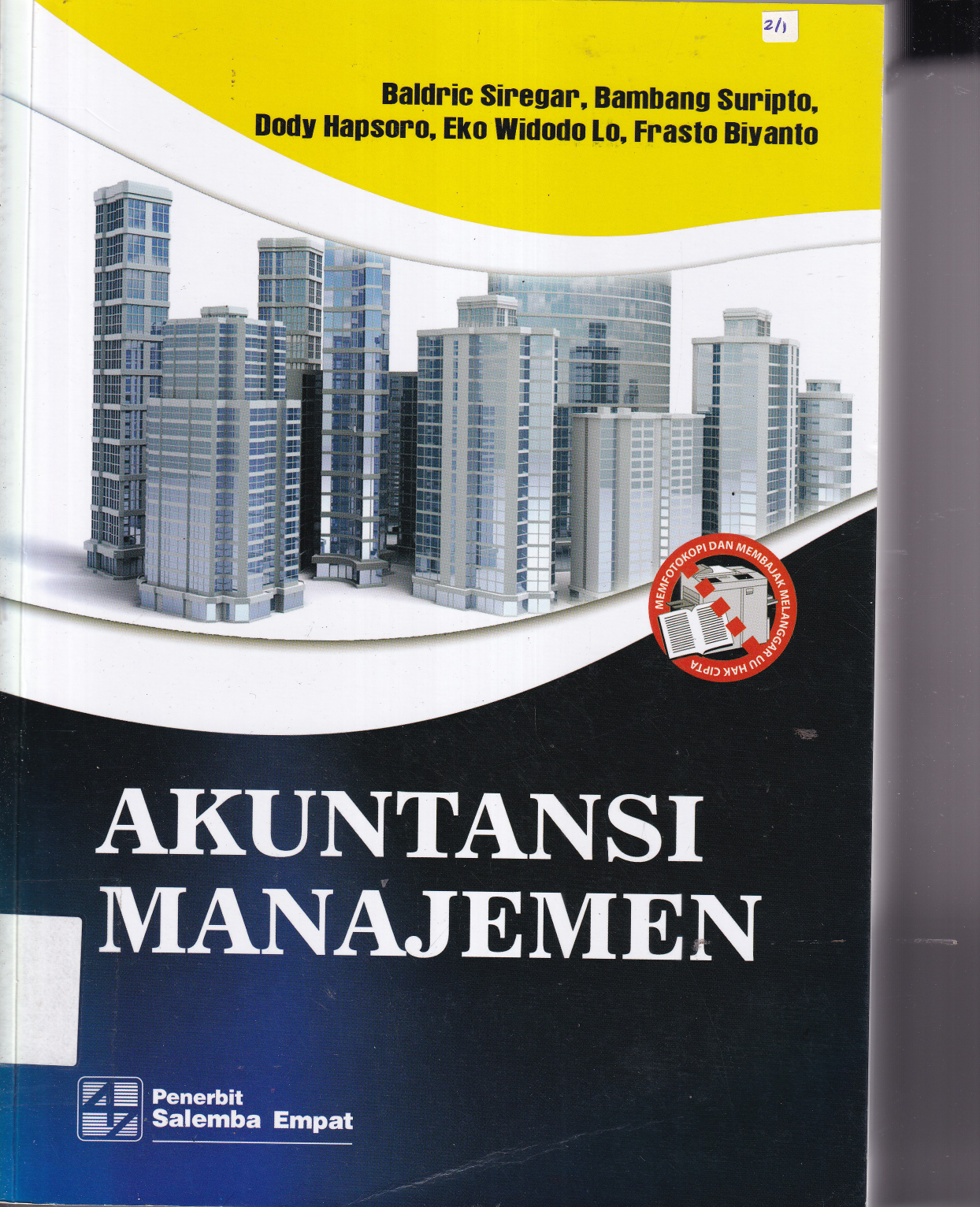 Akuntansi Manajemen (Jil. 1, Cet. 4)