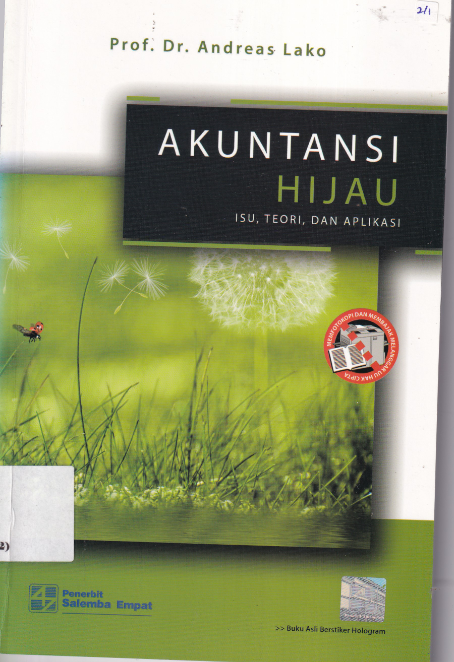 Akuntansi Hijau: Isu, Teori dan Aplikasi (Cet. 2)