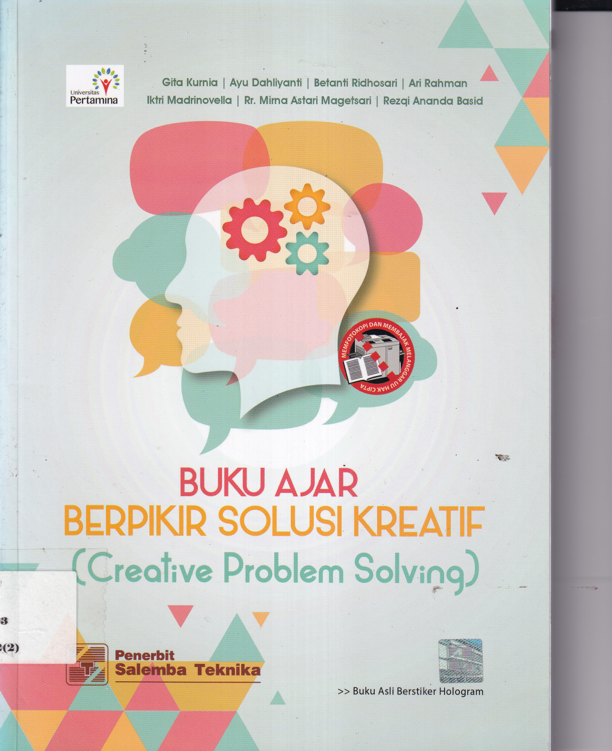 Buku Ajar Berpikir Solusi Kreatif (Creative Problem Solving)
