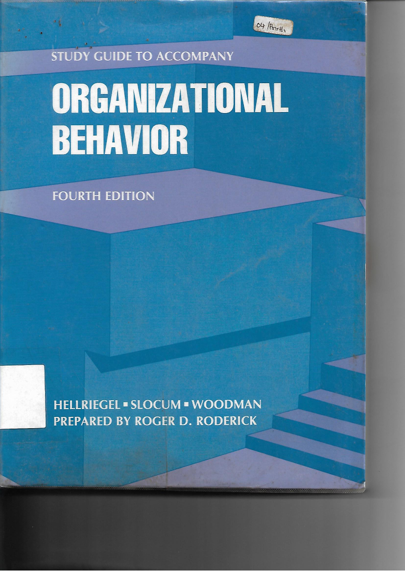 Organizational Behavior (Ed. 4)