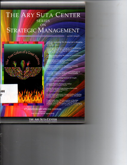 The Ary Suta Center Series On Strategic Management