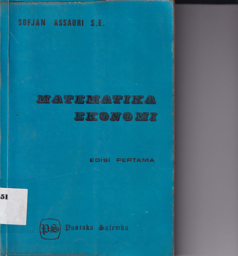 MatMatematika Ekonomi (Ed. 1)