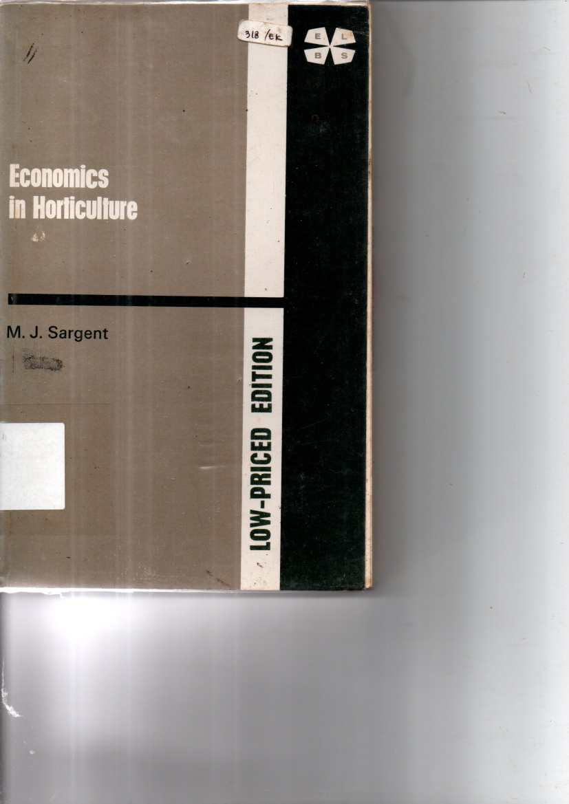 Economics in Horticulture