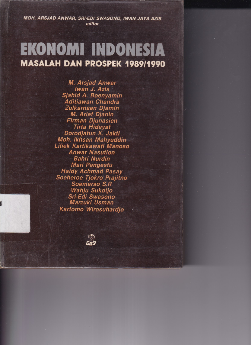 Ekonomi Indonesia Masalah Dan Prospek 1989/1990