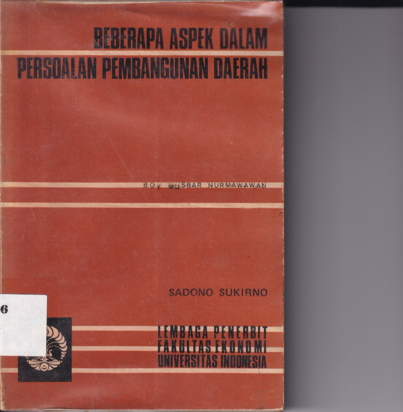 Beberapa Aspek dalam Persoalan Pembangunan Daerah
