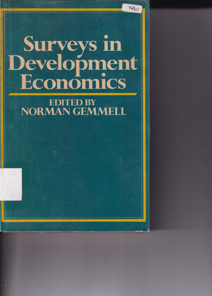 Surveys in Development Economics