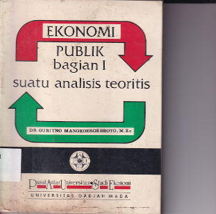 Ekonomi Publik Bagian I Suatu Analisis Teoritis
