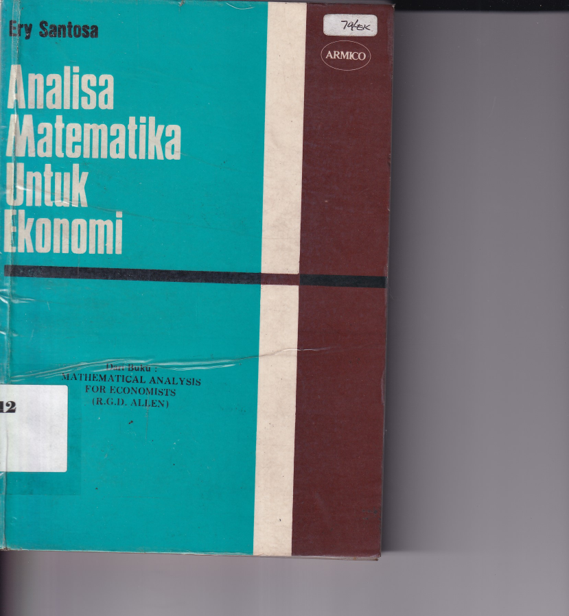 Analisa Matematika untuk Ekonomi
