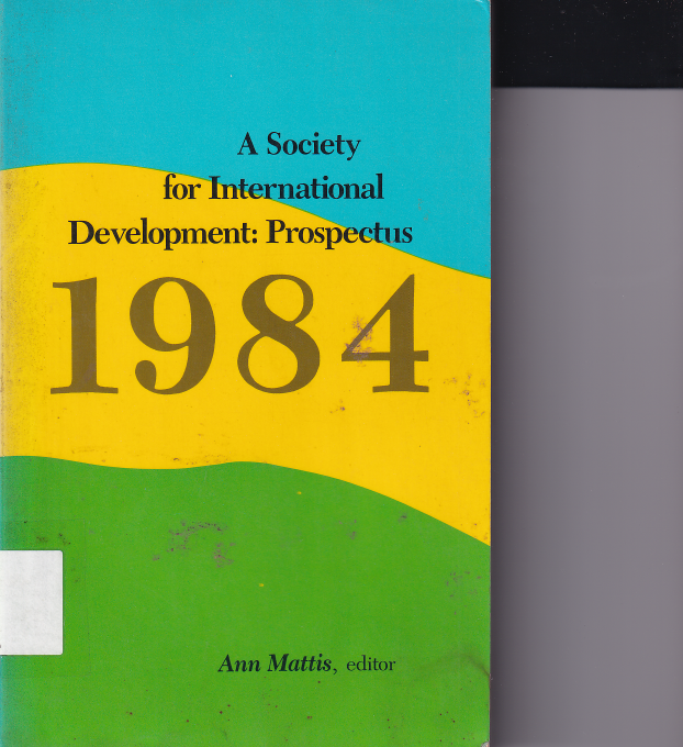 A Society for International Development: Prospectus 1984