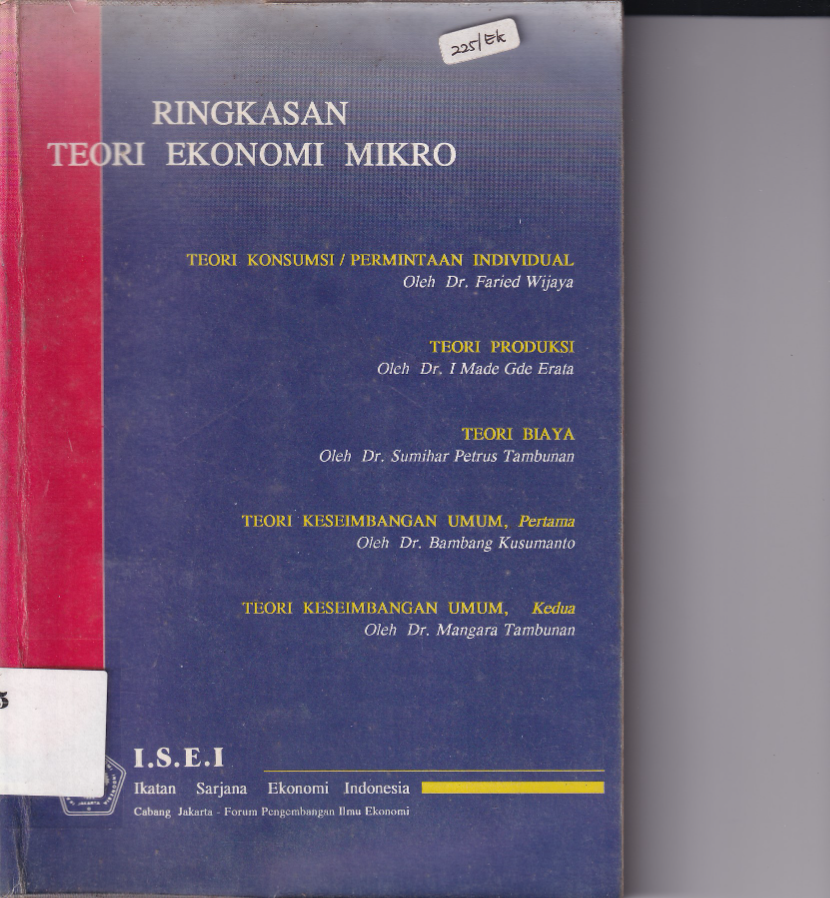 Ringkasan Teori Ekonomi Mikro