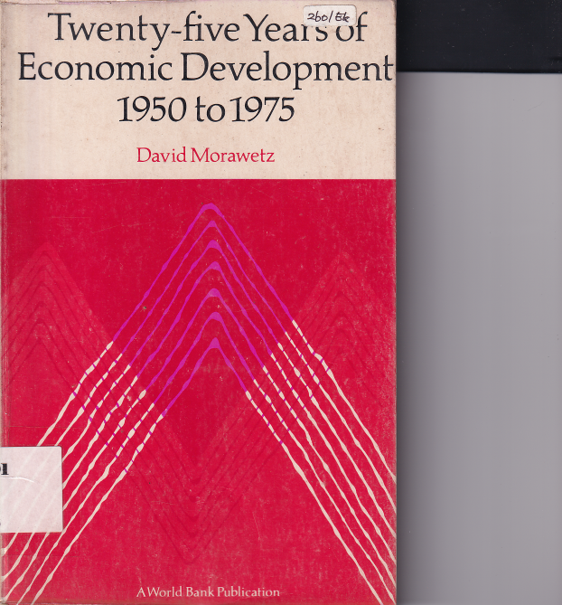 Twenty-five Years of Economic Development 1950 to 1975