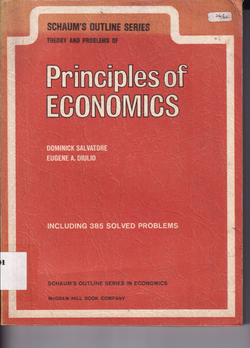 Theory and Problems of Principles of Economics