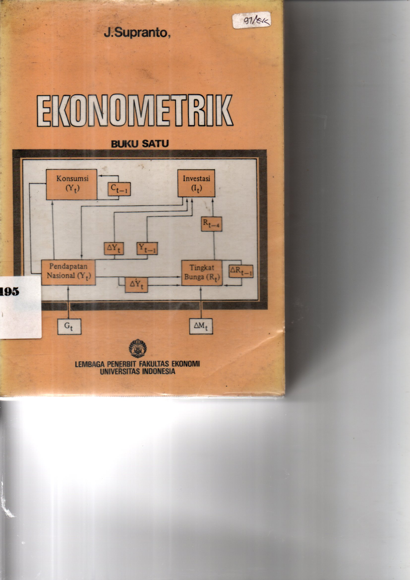 Ekonometrik Buku Satu