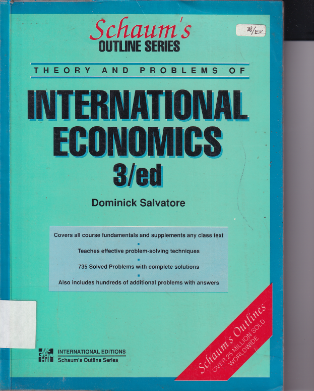 Theory and Problems of International Economics 3/ed