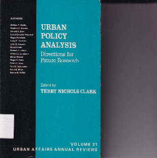 Urban Policy Analysis
