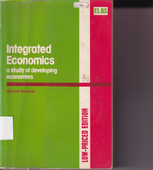 Integrated Economics a study of developing economies