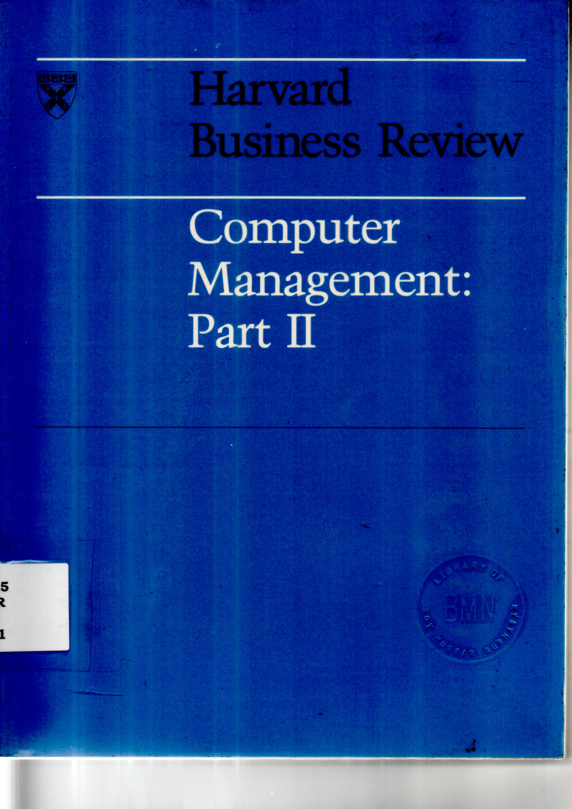 Harvard Business Review: Computer Management (Part II)