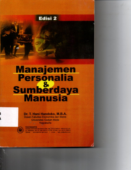 Manajemen Personalia dan Sumber Daya Manusia edisi 2