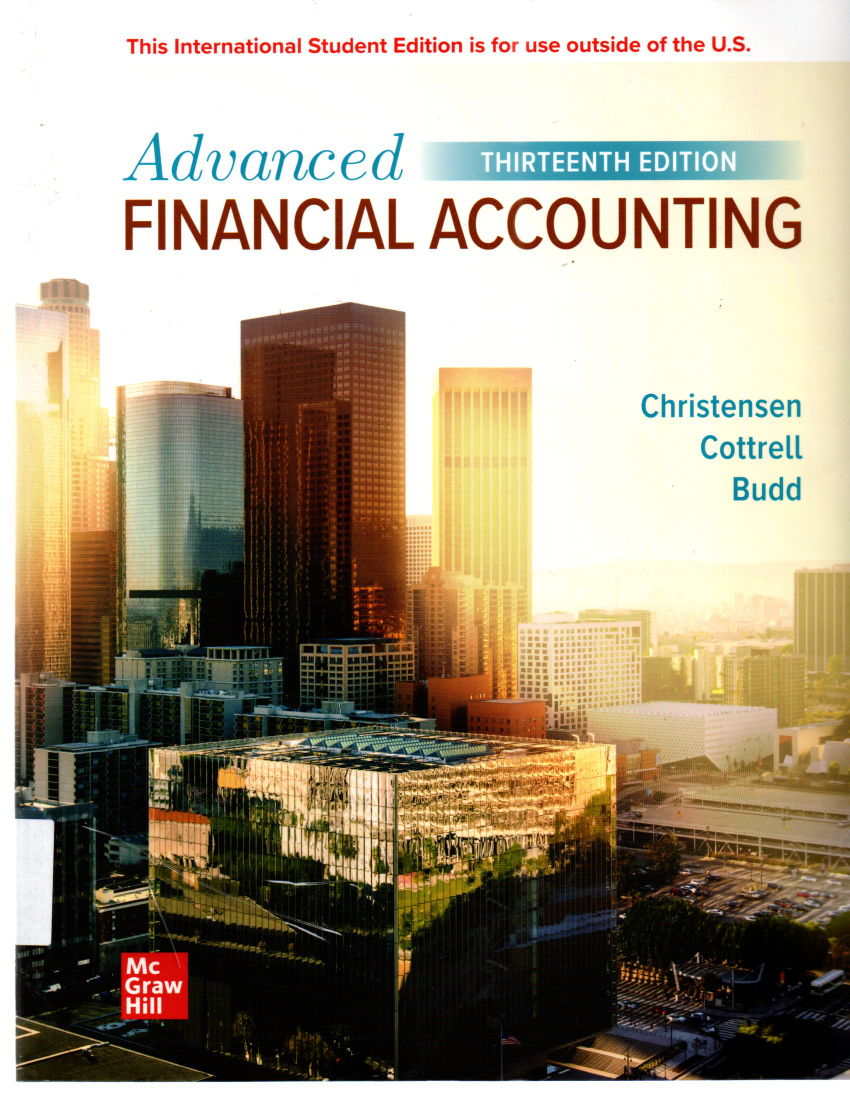 Advanced  Financial Accounting