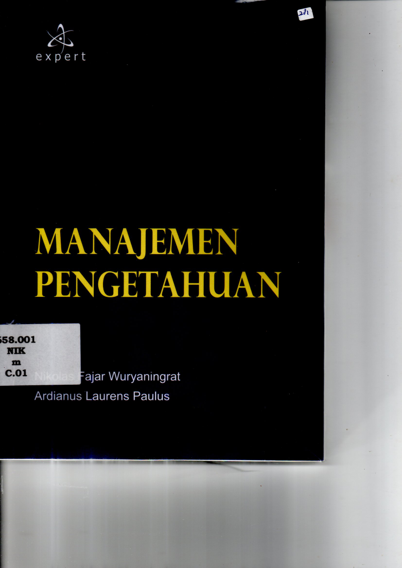 Manajemen Pengetahuan (Ed. 1, Cet. 1)