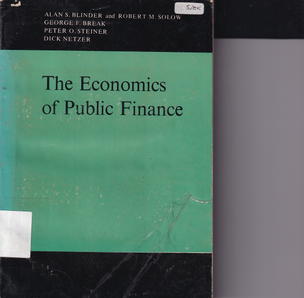 The Economics of Public Finance