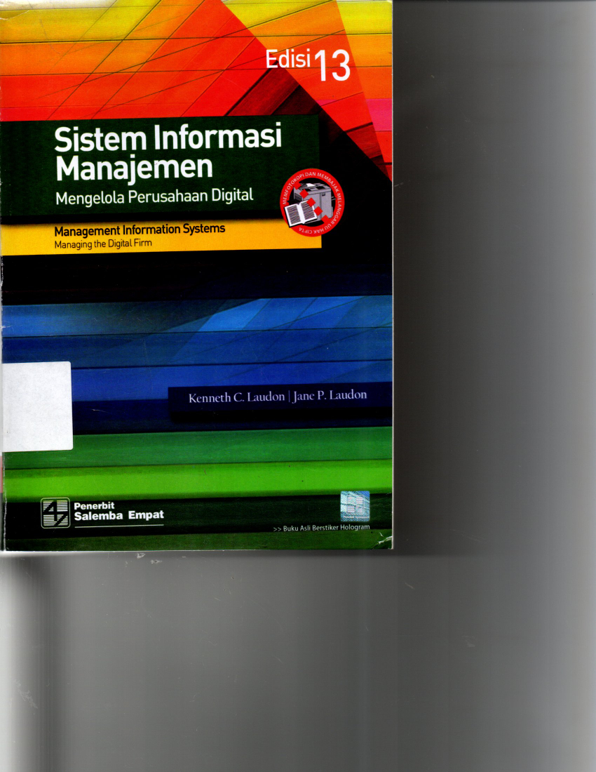 Sistem Informasi Manajemen Mengelola Perusahaan Digital Edisi 13 BK