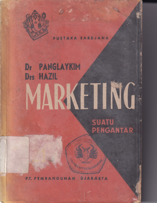Marketing: Suatu Pengantar (Cet. 3)