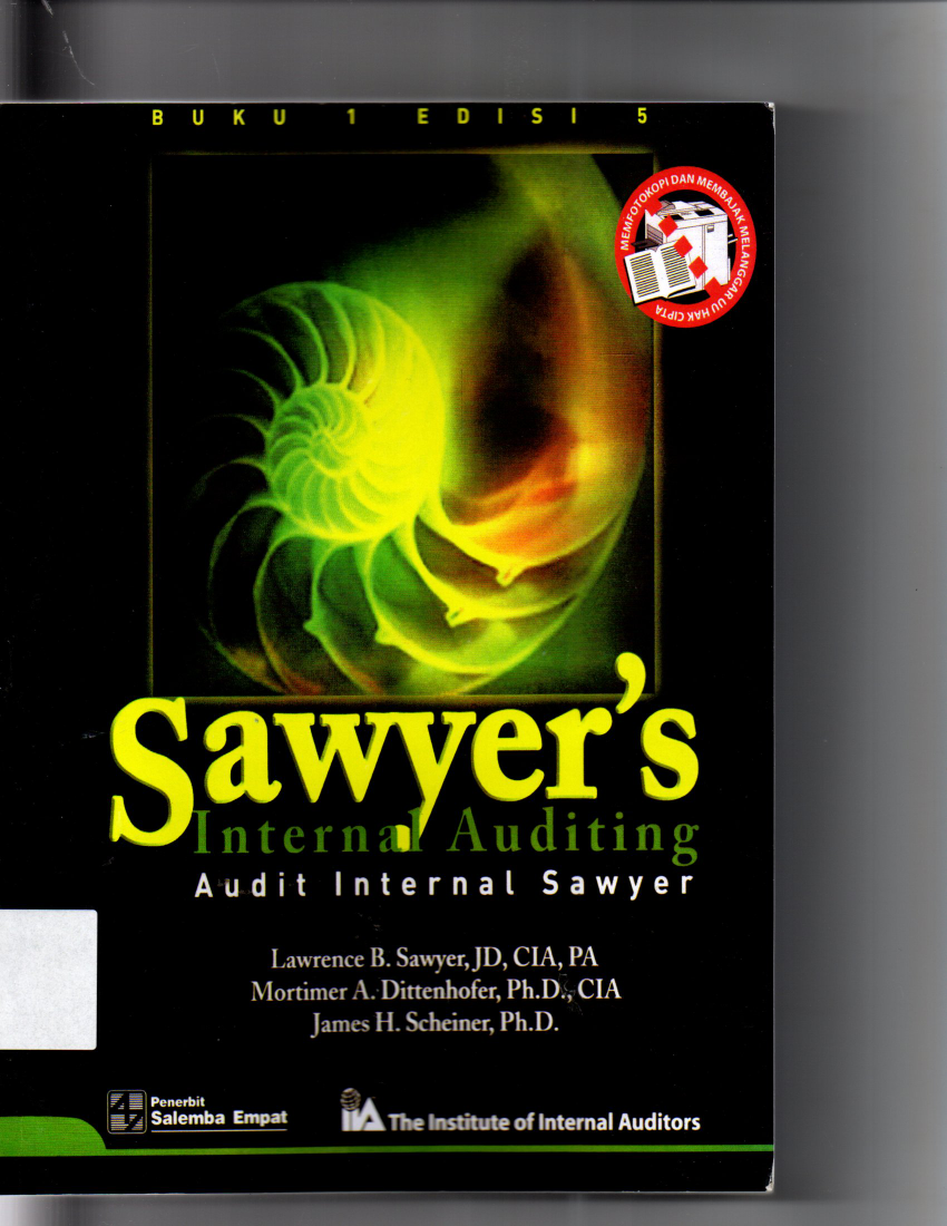 Internal Auditing Audit Internal Sawyer\'s Buku 1 Edisi 5