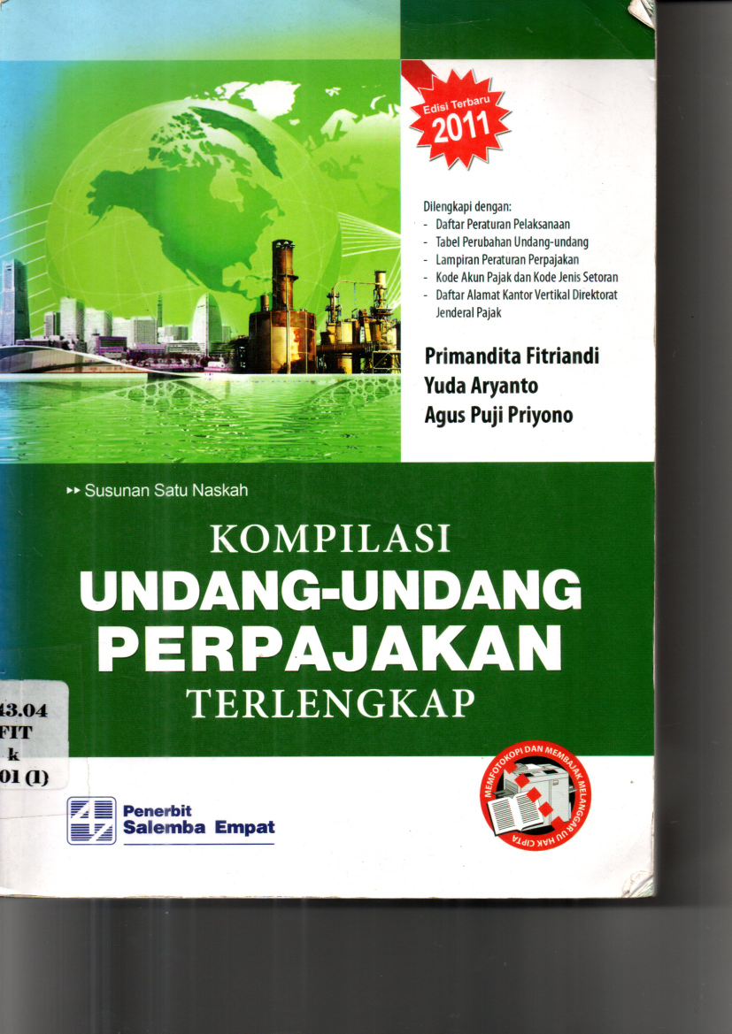 Kompilasi Undang-undang Perpajakan Terlengkap (Cet. 1)