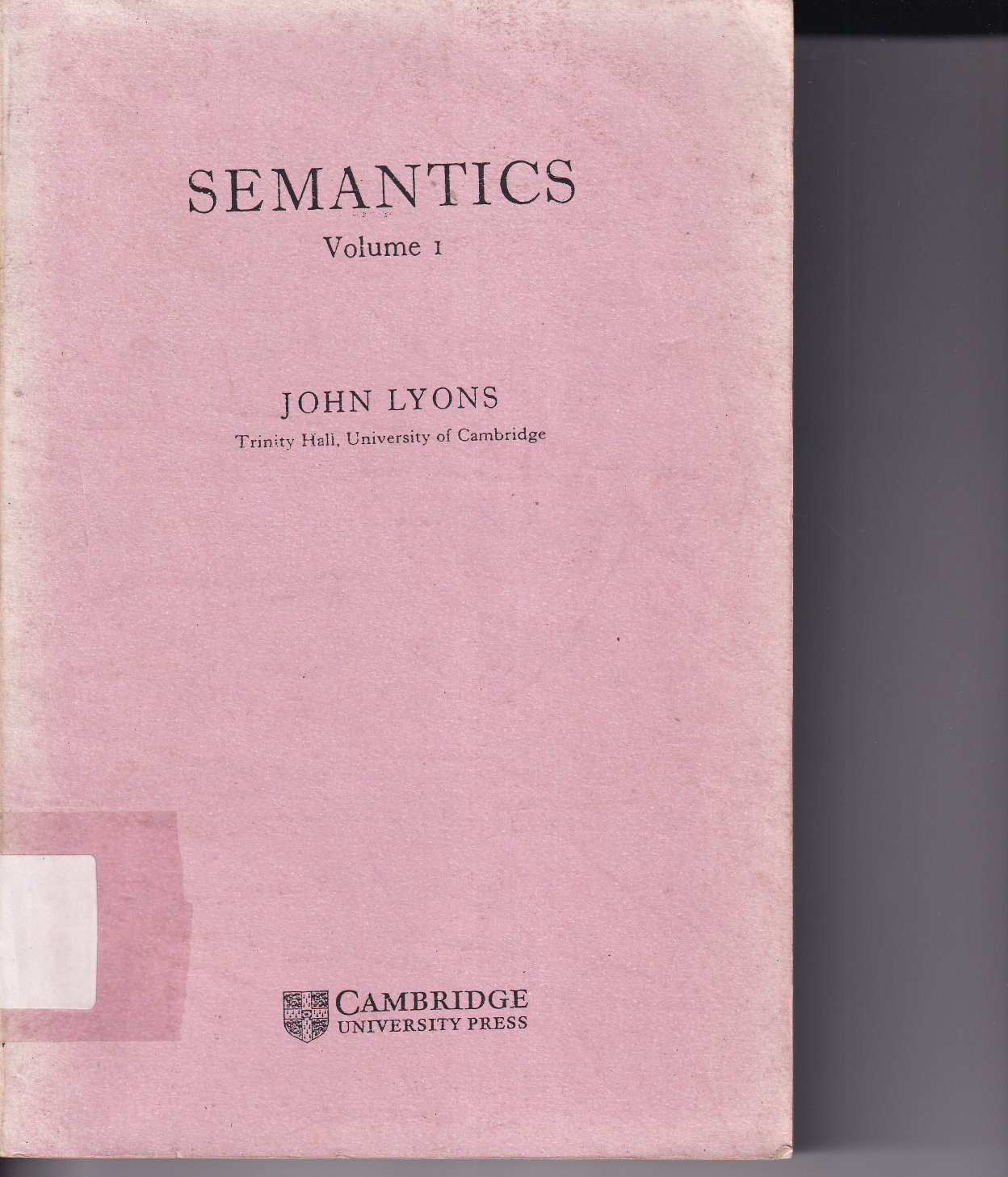 Semantics Vol 1