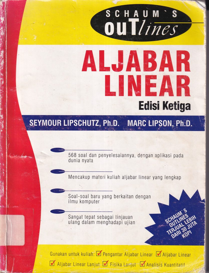 Schaum\'s Outlines: Aljabar Linear (Ed. 3)