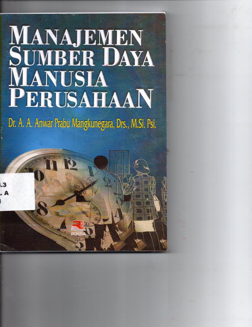Manajemen Sumber Daya Manusia Perusahaan cover biru BK