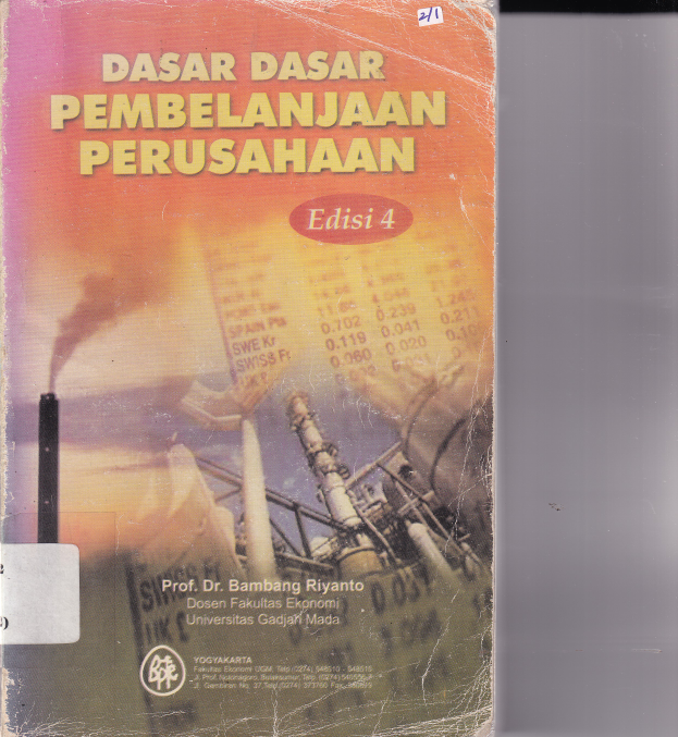 Dasar-dasar Pembelajaran Perusahaan (Ed. 4, Cet.7) (Sumbangan)