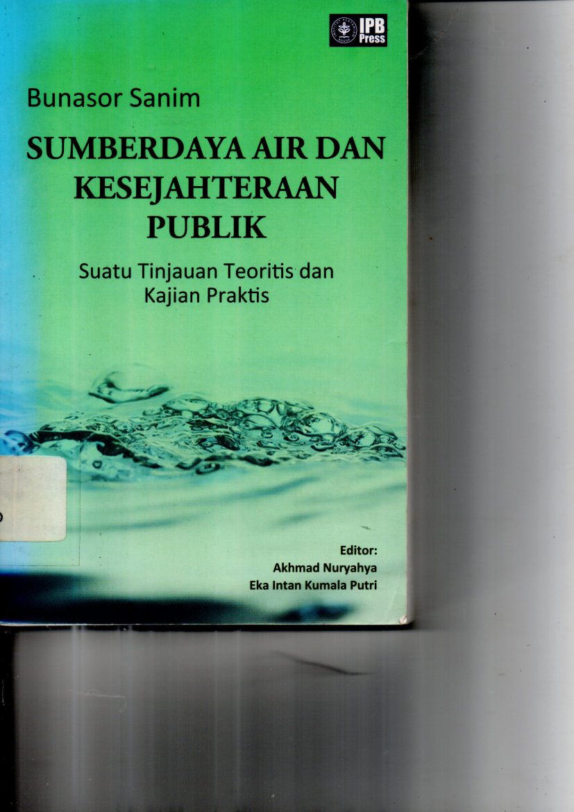 Sumber Daya Air dan Kesejahteraan Publik cetakan 1