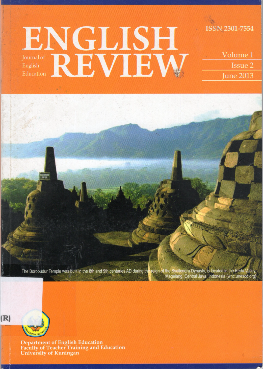 English Review: Journal of English Education