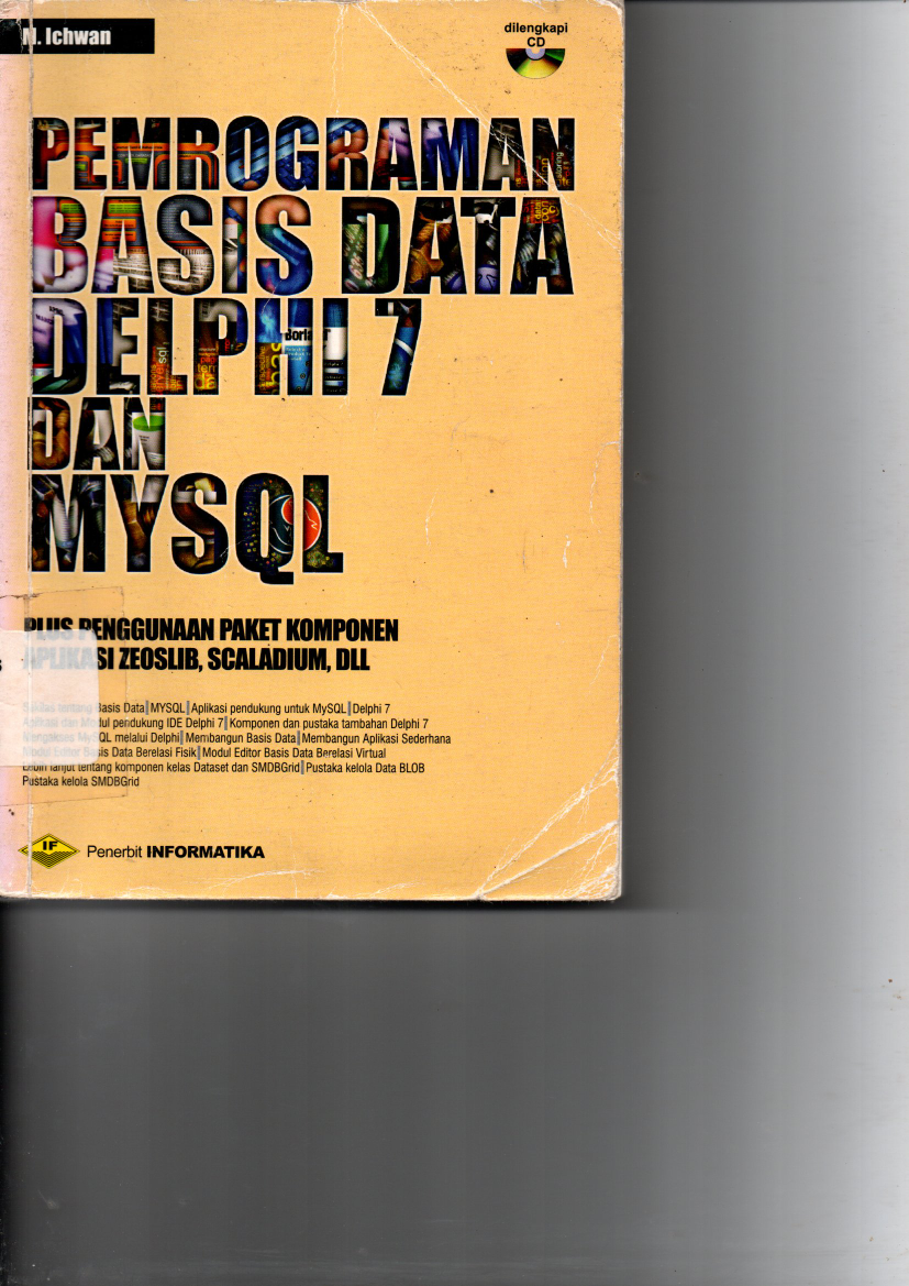 Pemrograman Basis data Delphi 7 dan My SQL
