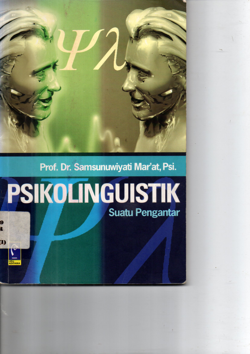 Psikolinguistik Suatu Pengantar (Cet. 3)