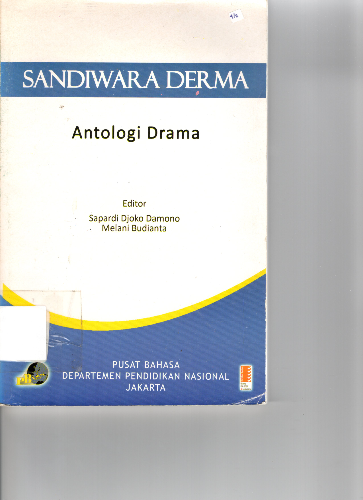 Sandiwara Derma Antologi Drama (Sumbangan)