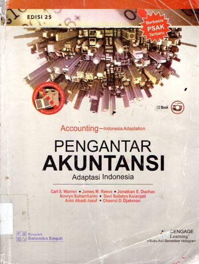 Pengantar Akuntansi Adaptasi Indonesia Accounting Indonesia Adaptation Edisi 25 Berbasis PSAK Terbaru